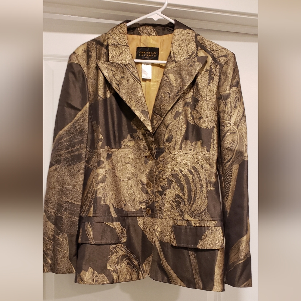 Christian Lacroix Jacket Blazer sz 46